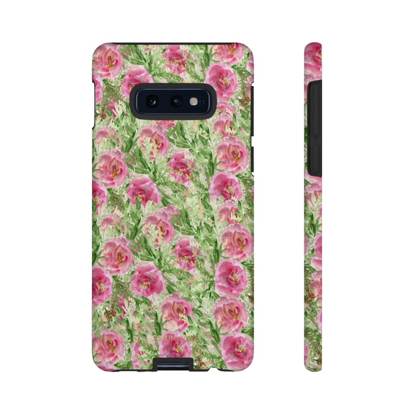 Garden Rose Phone Case, Roses Floral Print Tough Designer Phone Case -Made in USA-Phone Case-Printify-Samsung Galaxy S10E-Matte-Heidi Kimura Art LLC