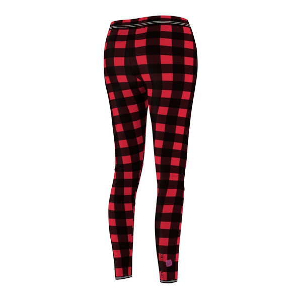 Buffalo Red Plaid Casual Leggings