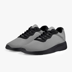 Grey Unisex Running Shoes, Best Breathable Minimalist Solid Color Soft Lifestyle Unisex Casual Designer Mesh Running Shoes With Lightweight EVA and Supportive Comfortable Black Soles (US Size: 5-11) Mesh Athletic Shoes, Mens Mesh Shoes, Mesh Shoes Women Men, Men's and Women's Classic Low Top Mesh Sneaker, Men's or Women's Best Breathable Mesh Shoes, Mesh Sneakers Casual Shoes 