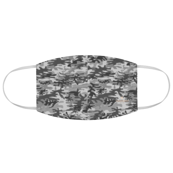 Light Camo Print Face Mask, Adult Camoflrage Print Modern Fabric Face Mask-Made in USA-Accessories-Printify-One size-Heidi Kimura Art LLC Light Grey Camouflage Face Mask, Adult Camo Army Military Style Print Face Mask, Fashion Face Mask For Men/ Women, Designer Premium Quality Modern Polyester Fashion 7.25" x 4.63" Fabric Non-Medical Reusable Washable Chic One-Size Face Mask With 2 Layers For Adults With Elastic Loops-Made in USA
