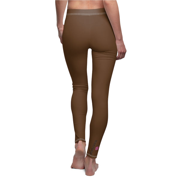 Brown Color Casual Leggings