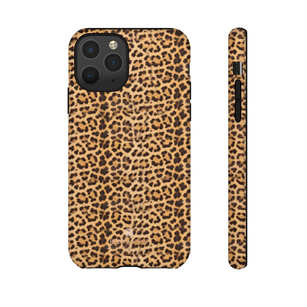 Leopard Animal Print Tough Cases, Designer Phone Case-Made in USA-Phone Case-Printify-iPhone 11 Pro-Matte-Heidi Kimura Art LLC