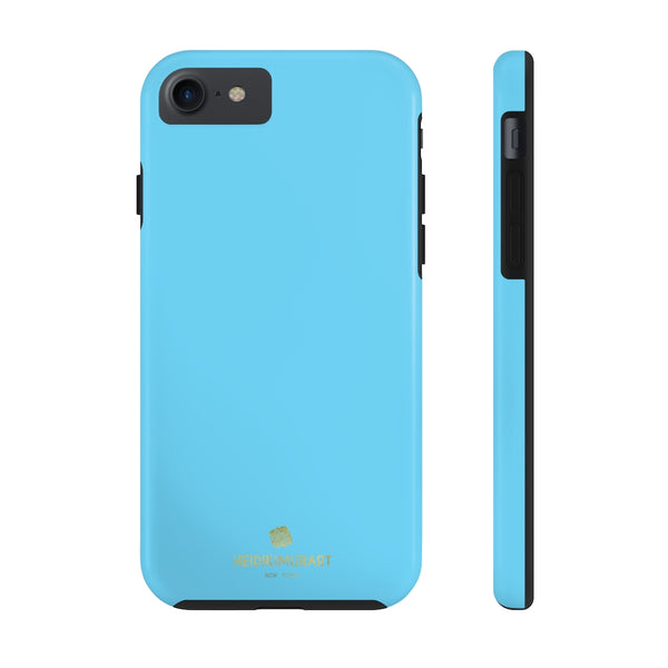 Blue Solid Color Phone Case, Modern Case Mate Tough Phone Cases-Made in USA - Heidikimurart Limited 