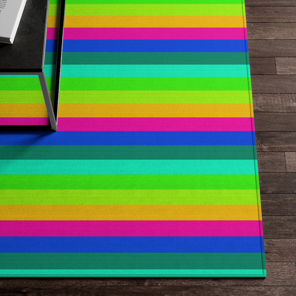 Rainbow Striped Dornier Rug