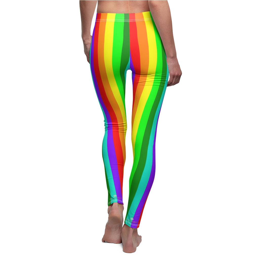 Rainbow Stretch Funky Leggings. New. LGBT. Gay Pride.