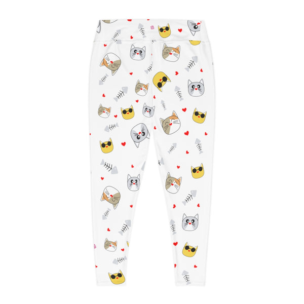 White Cat Lover's Tights, Best Plus Size Leggings