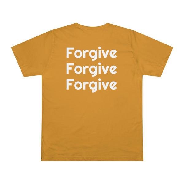Forgive Christian Unisex Tee, Best Unisex Deluxe Christian Religious T-shirt For Men or Women (US Size: XS-3XL)