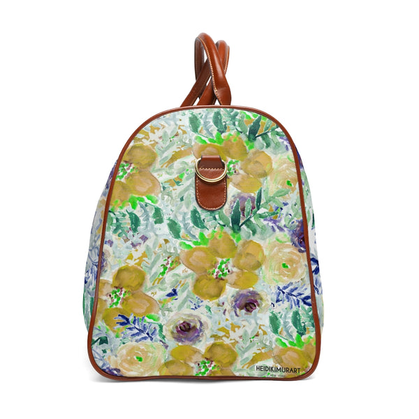 Floral Print Waterproof Travel Bag