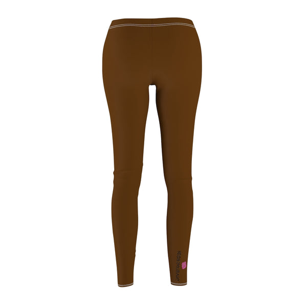 Brown Color Casual Leggings