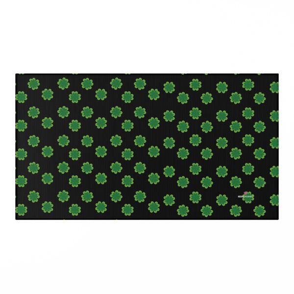 Black Green Clover Dornier Rug