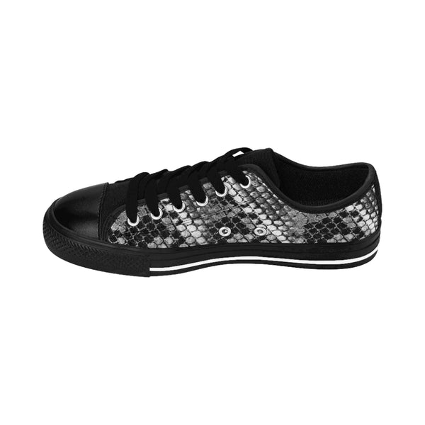 Snake Skin Print Women's Sneakers