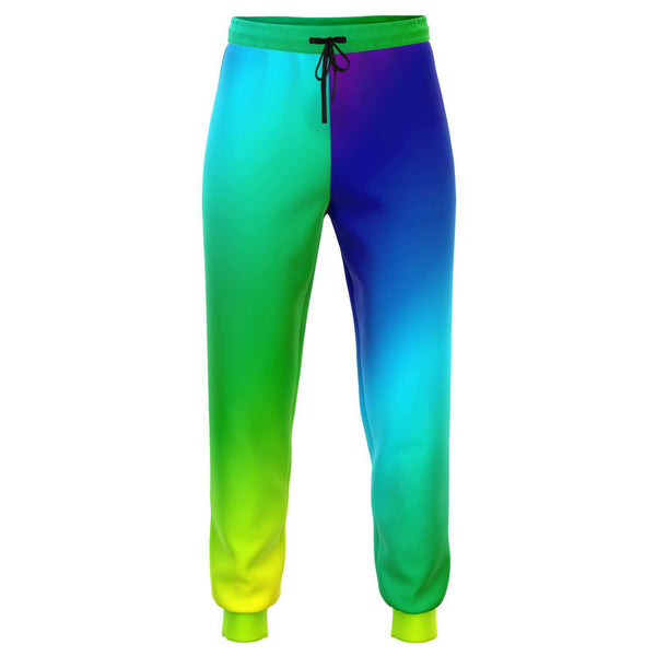 Rainbow Ombre Joggers, Men or Women's Sweatpants-Athletic Jogger - AOP-Subliminator-Heidi Kimura Art LLC