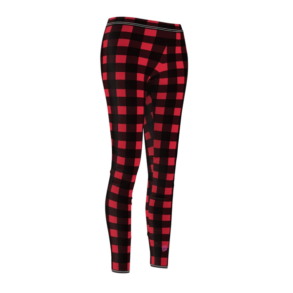 Buffalo Red Plaid Casual Leggings