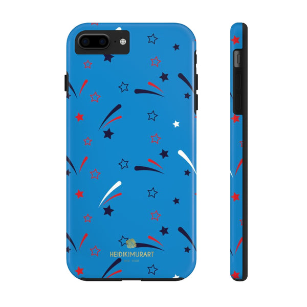 American Patriotic Print Phone Case, Blue Case Mate Tough Phone Cases-Made in USA - Heidikimurart Limited 