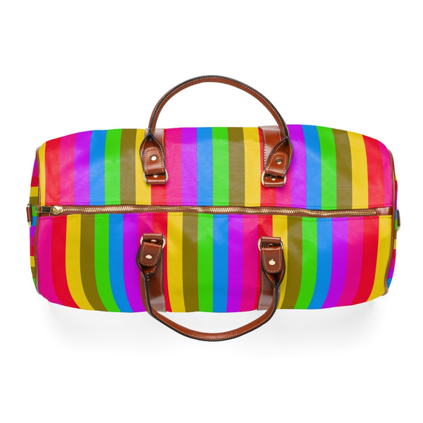 Rainbow Bright Waterproof Travel Bag