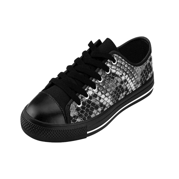 Snake Skin Print Women's Sneakers