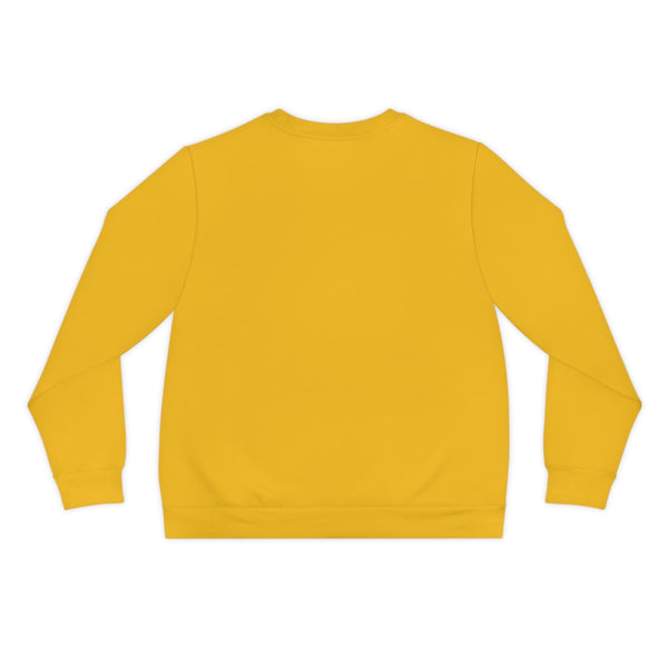 Yellow Color Lightweight Men's Sweatshirt, Solid Color Men's Shirt