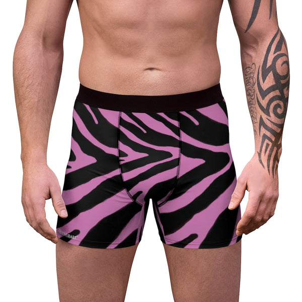 Pink Zebra Men's Boxer Briefs