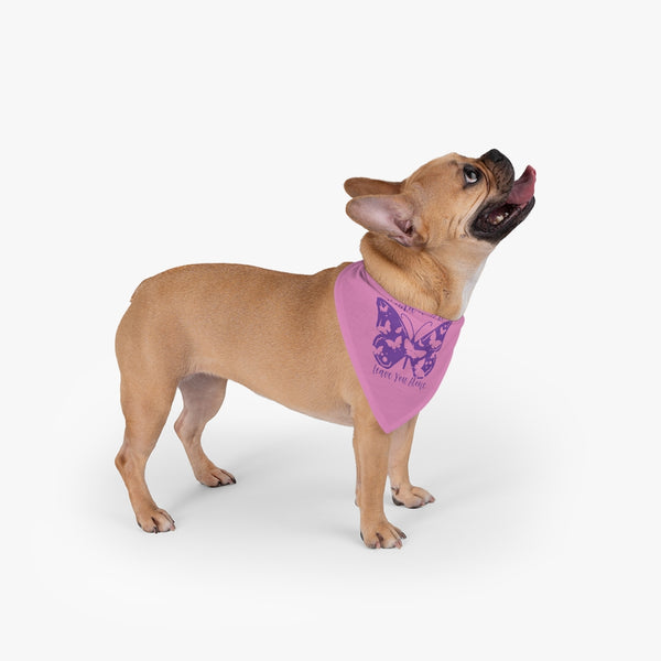 Pink Pet Bandana, Designer Pet Accessories For Indoor/ Outdoor Dogs or Cats - Printed in USA For Cat/ Dog Dads and Mom Pet Owners, Dog Birthday Bandana, Small Dog Bandana, Best Dog Bandanas, Unique Dog Bandanas 