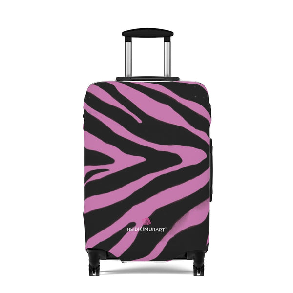 Light Pink Zebra Luggage Cover