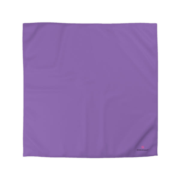 Light Purple Color Duvet Cover,  Solid Color Best Microfiber Duvet Cover
