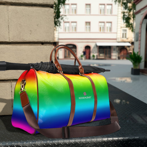 Rainbow Ombre Waterproof Travel Bag