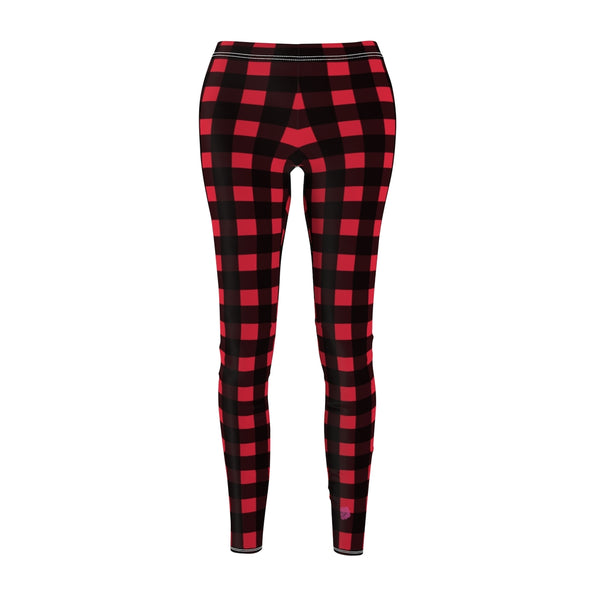 Buffalo Red Plaid Casual Leggings