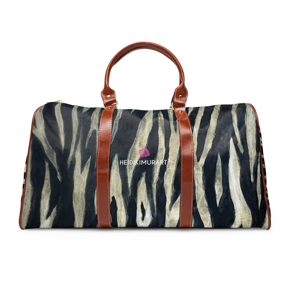 Tiger Striped Waterproof Travel Bag