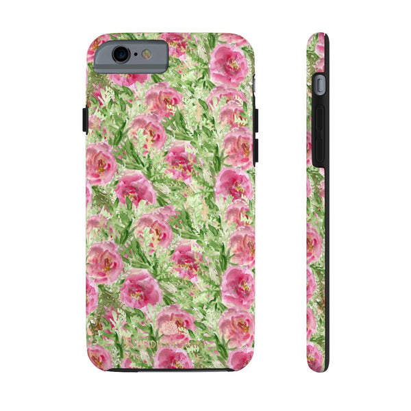 Red Rose Floral Phone Case, Flower Print Case Mate Tough Phone Cases-Made in USA - Heidikimurart Limited 