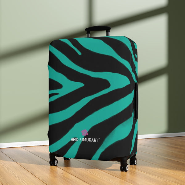 Copy of Blue Zebra Print Luggage Cover