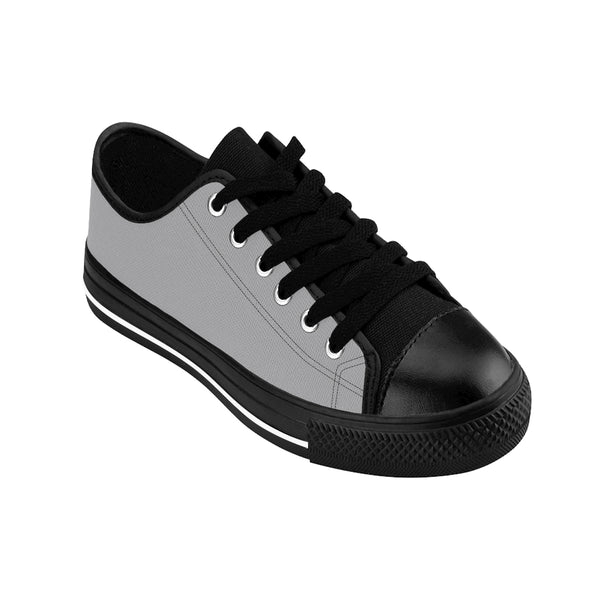Gray Solid Color Women's Sneakers