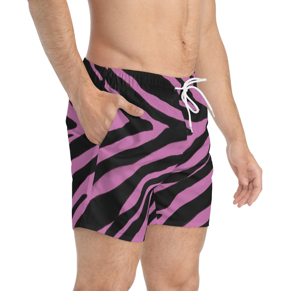 Pink Zebra Men's Swim Trunks