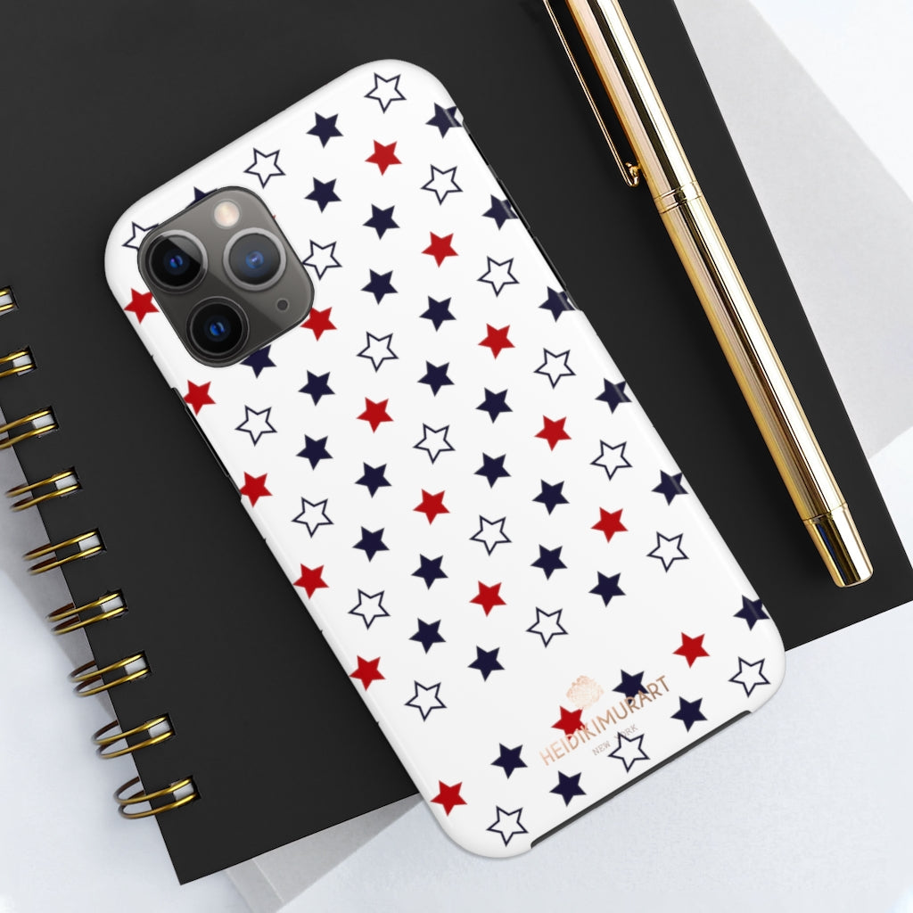 American Patriotic Print Phone Case, Star Print Case Mate Tough Phone Cases- Made in USA American Patriotic Print Phone Case, Star Print Case Mate Tough Phone Cases- Made in USA