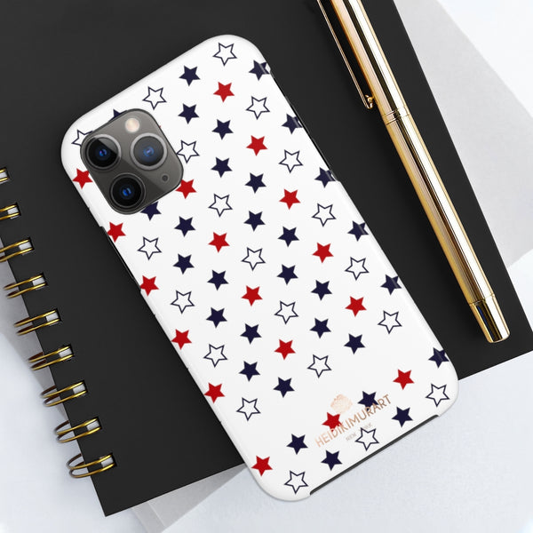 American Patriotic Print Phone Case, Star Print Case Mate Tough Phone Cases-Made in USA - Heidikimurart Limited 
