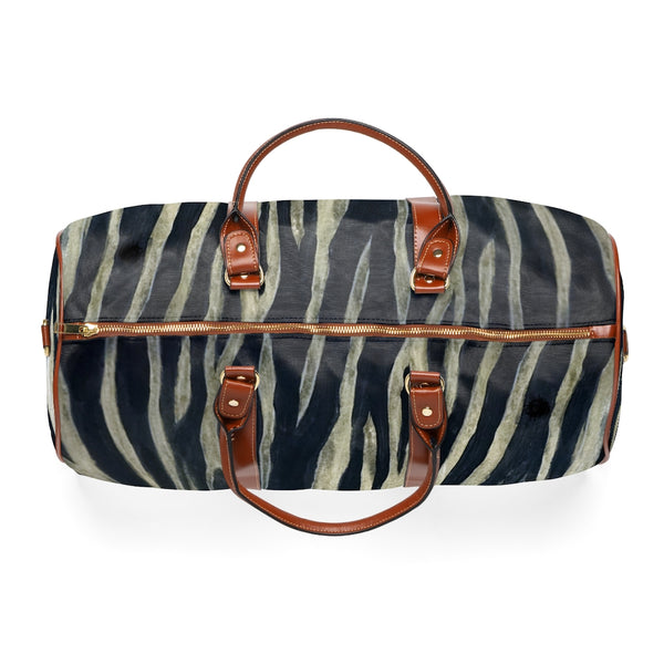 Tiger Striped Waterproof Travel Bag