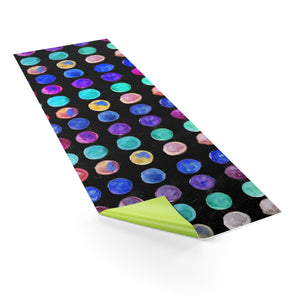 Maki Cute Polka Dot Colorful Yoga Mat+Yoga Bag Full 2-Piece Set - Made in  USA