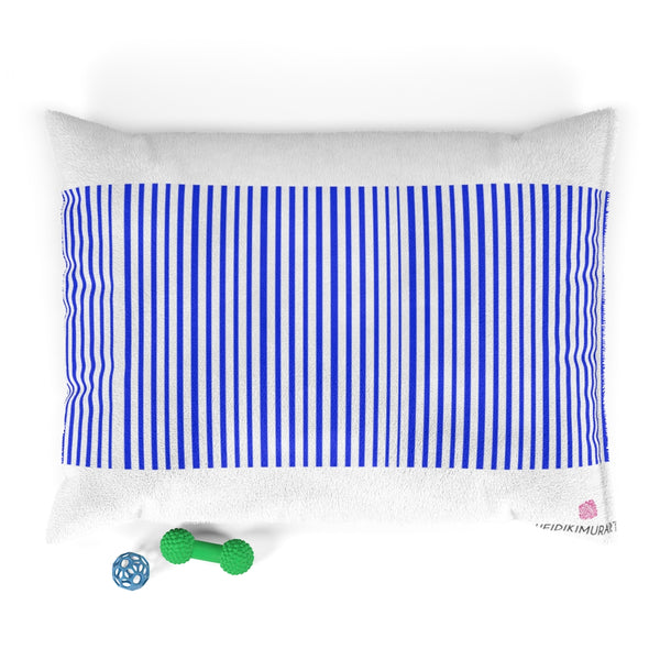 Blue Striped Pet Bed - Heidikimurart Limited 