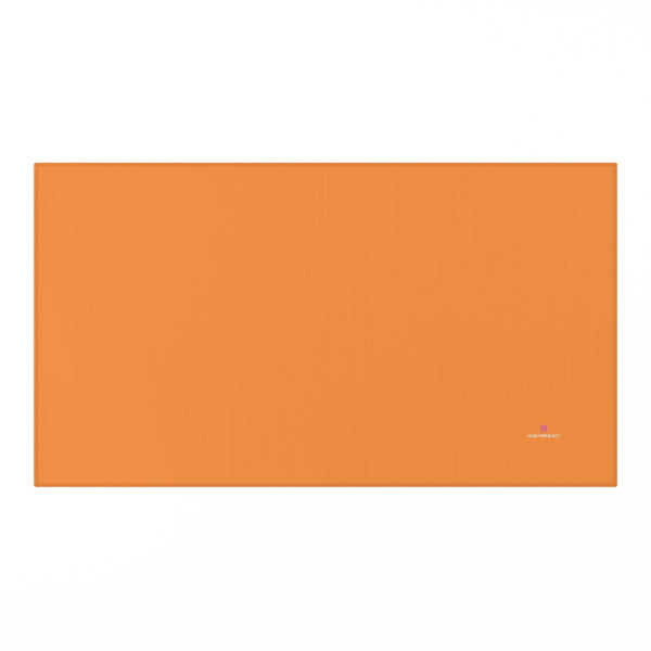 Light Orange Color Dornier Rug, Solid Color Best Designer Woven Skid-Resistant Indoor Carpet - Printed in USA  (Size: 1'-8"x2'-8", 2'-11"x5'-3", 5'-3"x7'-0")