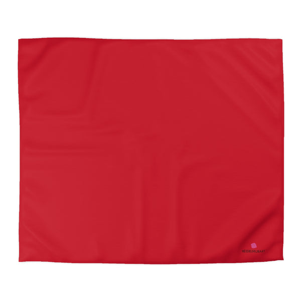 Wine Red Color Duvet Cover,  Solid Color Best Microfiber Duvet Cover