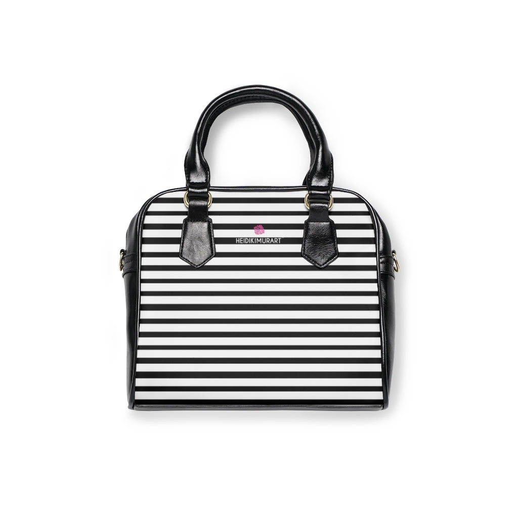 Black And White Stripes Three Pocket Jacquard Bag - Maisha Lifestyle –  Maisha By Esha