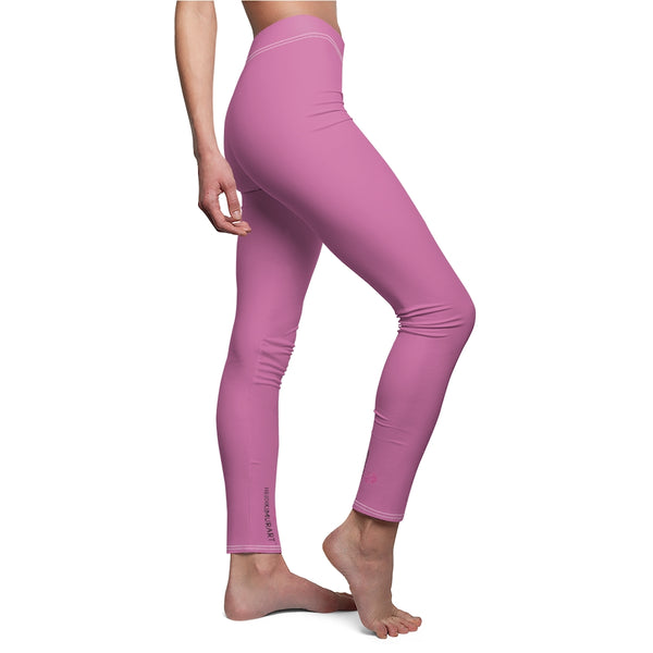 Light Pink Color Casual Leggings