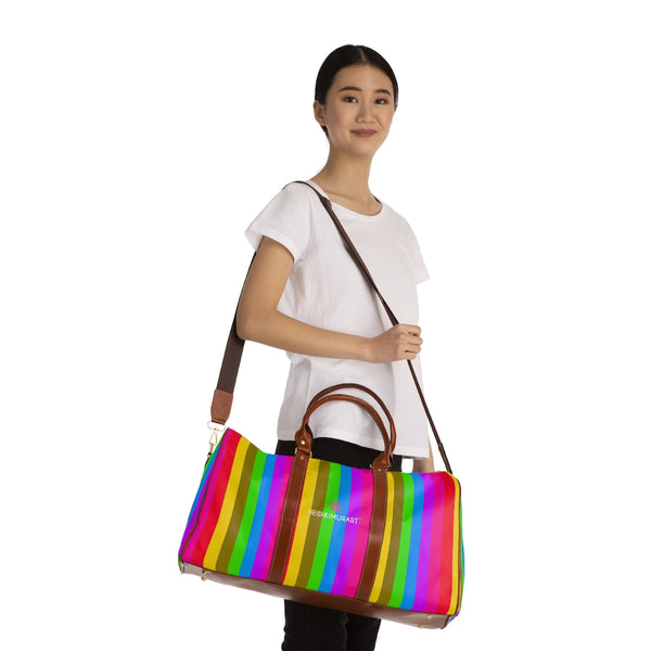 Rainbow Bright Waterproof Travel Bag