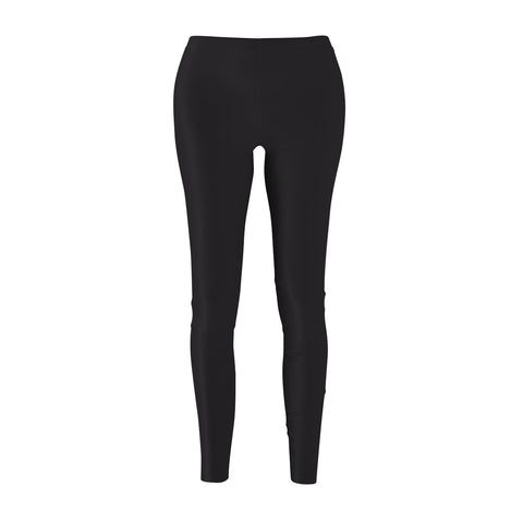Dark Grey Classic Solid Color Women's Casual Leggings, Fashion Tights - Made in USA-Casual Leggings-M-Heidi Kimura Art LLC