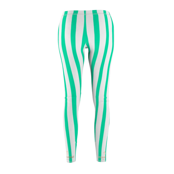 Truquose Striped Women's Casual Leggings-All Over Prints-Printify-Heidi Kimura Art LLC