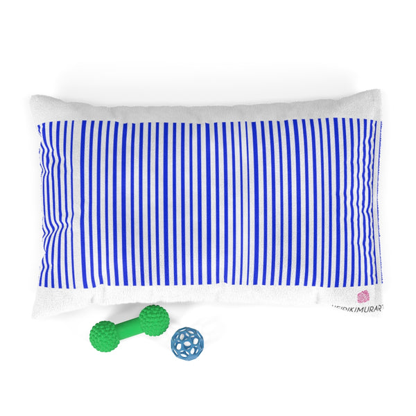 Blue Striped Pet Bed - Heidikimurart Limited 