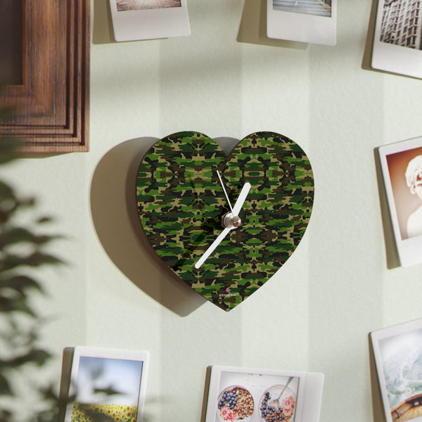 Camo Print Fun Wall Clocks