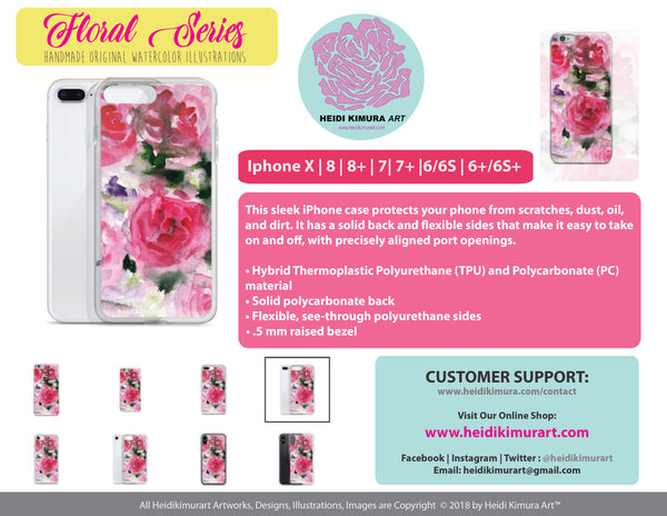 Delightful Sweet Success, iPhone X | XS | XR | XS Max | 8 | 8+ | 7| 7+ |6/6S | 6+/6S+ Case- Made in USA-Phone Cases-Heidi Kimura Art LLC