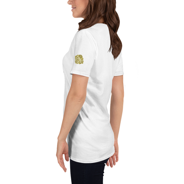 Fight Cancer Short-Sleeve 100% Ringspun Cotton Pre-shrunk Unisex T-Shirt-Unisex T-Shirt-Heidi Kimura Art LLC