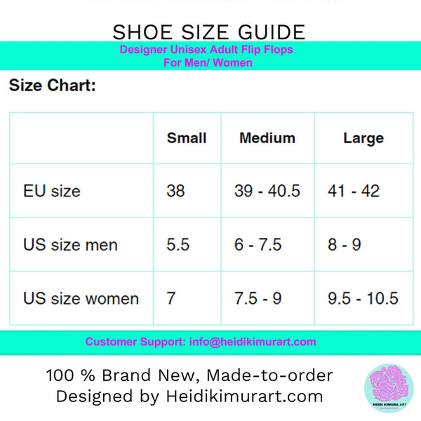 Purple Red Rose Floral Print Unisex Flip-Flops Sandals For Men & Women- Made in USA-Flip-Flops-Heidi Kimura Art LLC