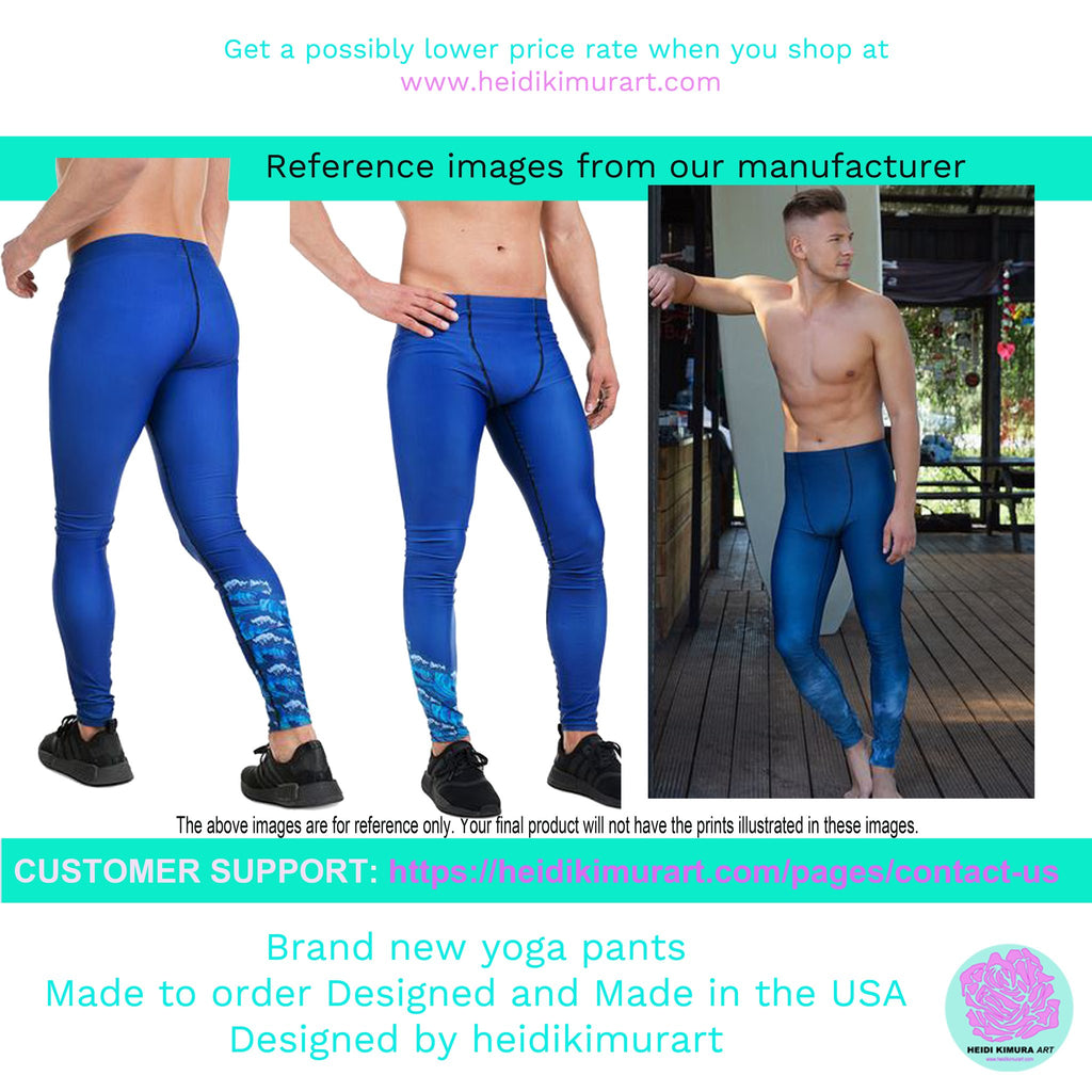 Nude Beige Solid Color Meggings, Beige Color Premium Men's